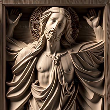 3D model st jesus (STL)